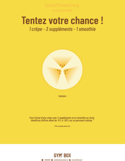 Page portfolio book SmartFitness Corp. sport affiche cnzia graphisme & impression Bassin lémanique, Nyon et Pays de Gex