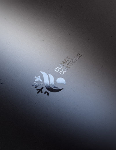 Page portfolio book Climat Contrôle chauffagiste Genève logotype cnzia graphisme & impression Bassin lémanique, Nyon et Pays de Gex